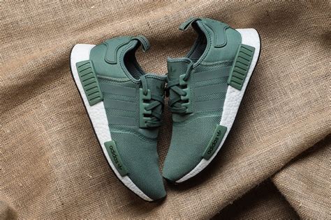 adidas nmd heren groen|Green NMD R1 Shoes .